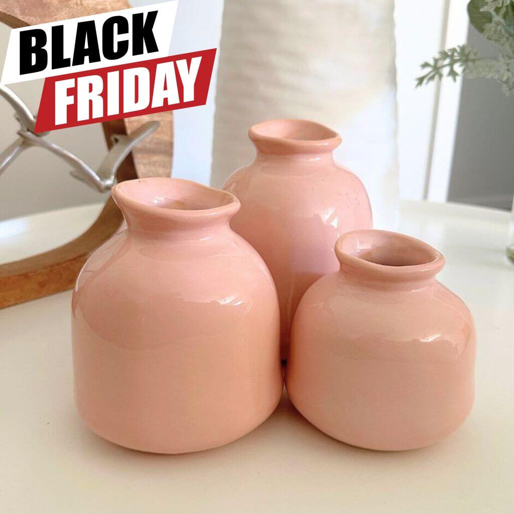 Black Friday Home Decor Sale on vases at Beautiful Home Decor