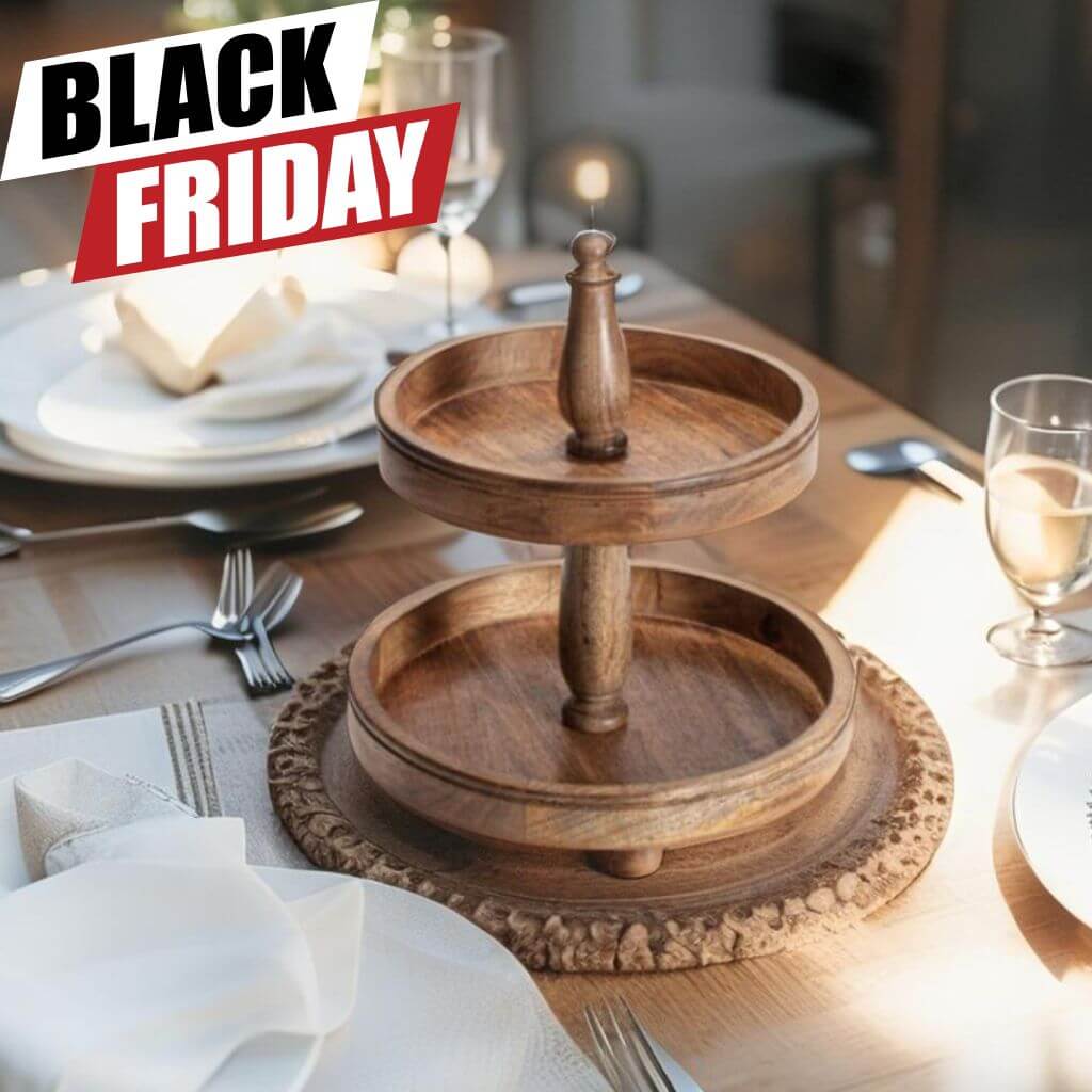 Black Friday Home Decor Sale on decorative trays and stands at Beautiful Home Decor