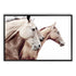 3 Palomino Horses Wall Art Print with a  Black Frame and no border by Beautiful Home Décor also available unframed.