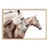 3 Palomino Horses Wall Art Print with a  Timber Frame and no border by Beautiful Home Décor also available unframed.