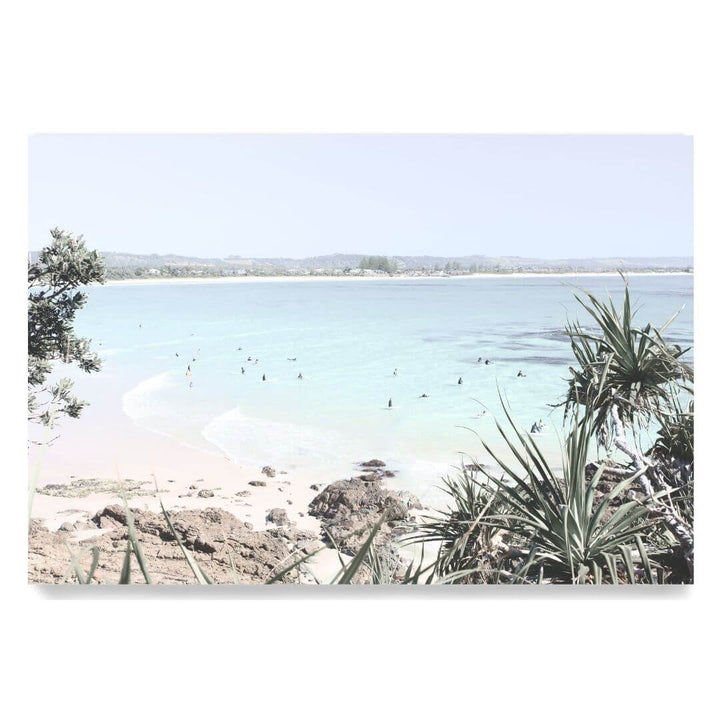 A wall art photo print of a Australian Watego Surf Beach B  unframed, printed edge to edge without a white border