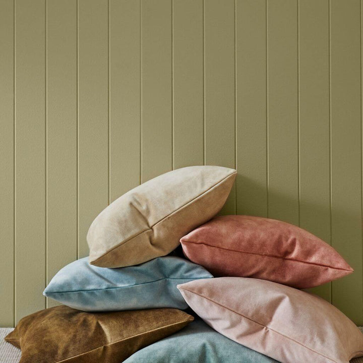 Ava Velvet Cushion 50cm Square Weave Cushions Covers plus Feather Insert