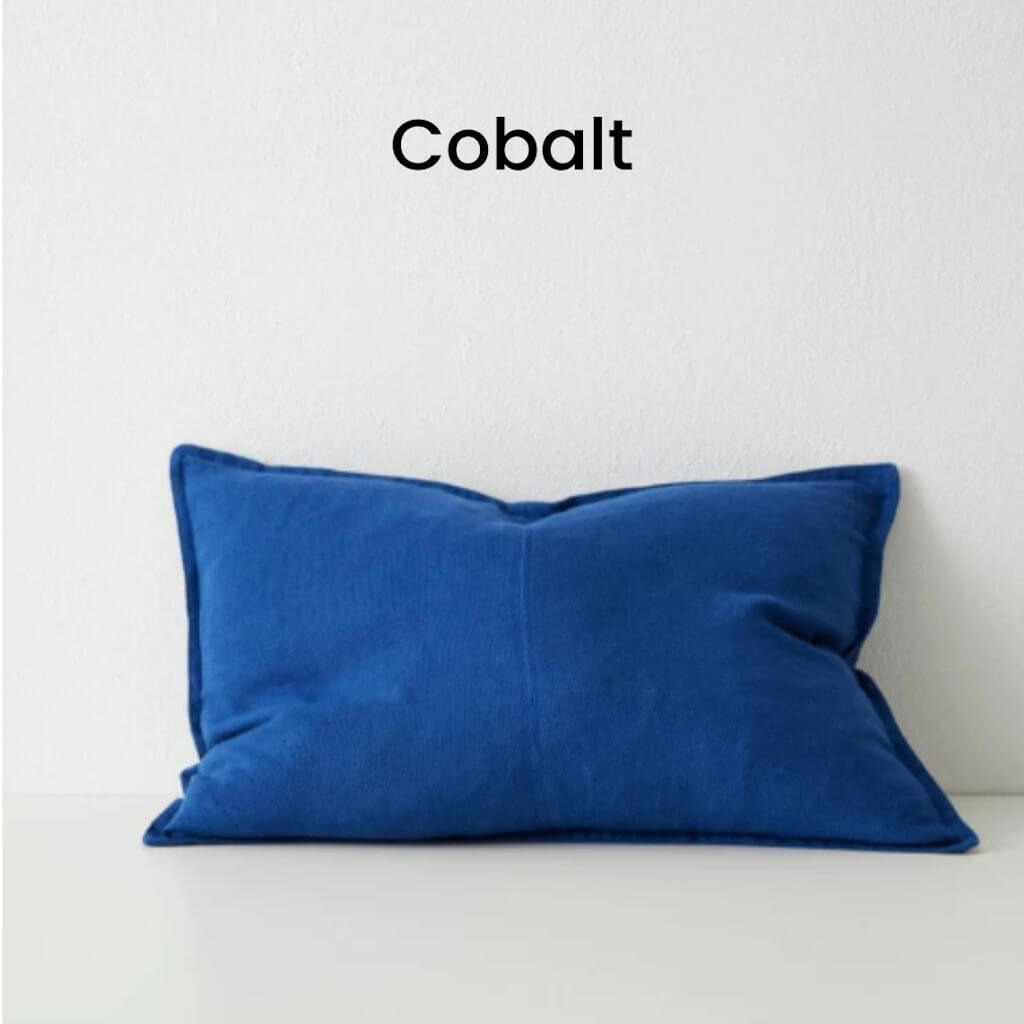 Como Cobalt Blue European rectangle linen cushion Lumbar 40cm 60cm Weave Cushions Covers Feather Inserts.png