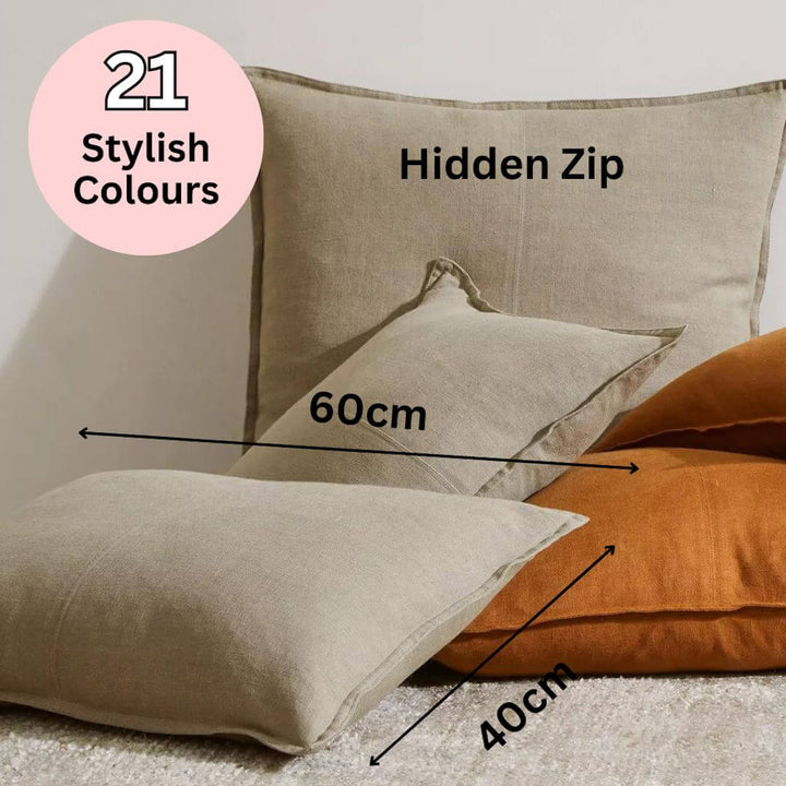 Como Rectangle Linen Cushion cushions shop online in 21 colours