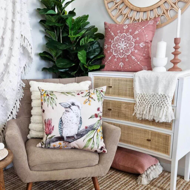 Loving a Coastal, Australian, Boho, Hamptons, Farmhouse , country styled home, the Dove Cotton Throw in Ivory White measures 130cm x 170cm, perfect to decorate your bed or sofa