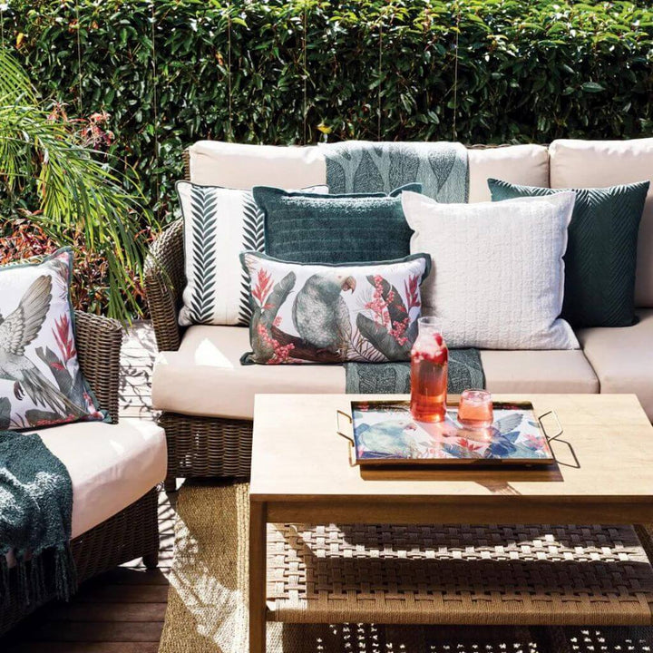 The square Gemma Ivory Boucle Cushion, measuring 50cm is the perfect decorative scatter cushion to decorate your bed or sofa.