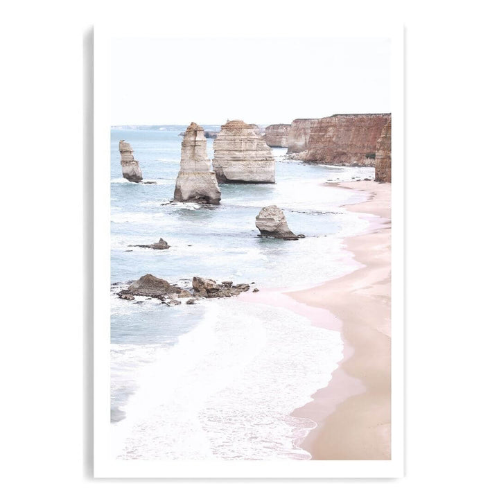 A coastal wall art photo print of the Great Ocean Road A Twelve Apostles unframed with a white border by Beautiful Home Decor