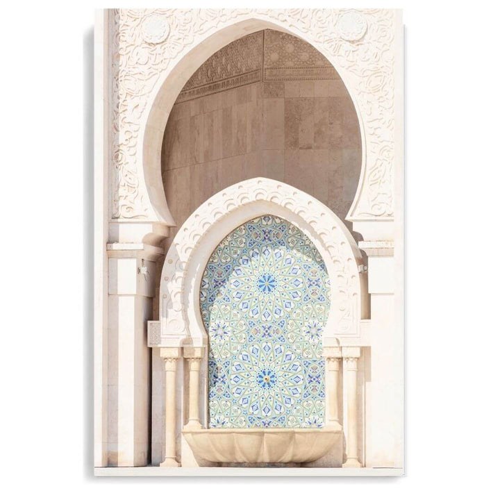 The Moroccan Temple Arch Wall Art Photo Print unframed and no white border by Beautiful Home Decor