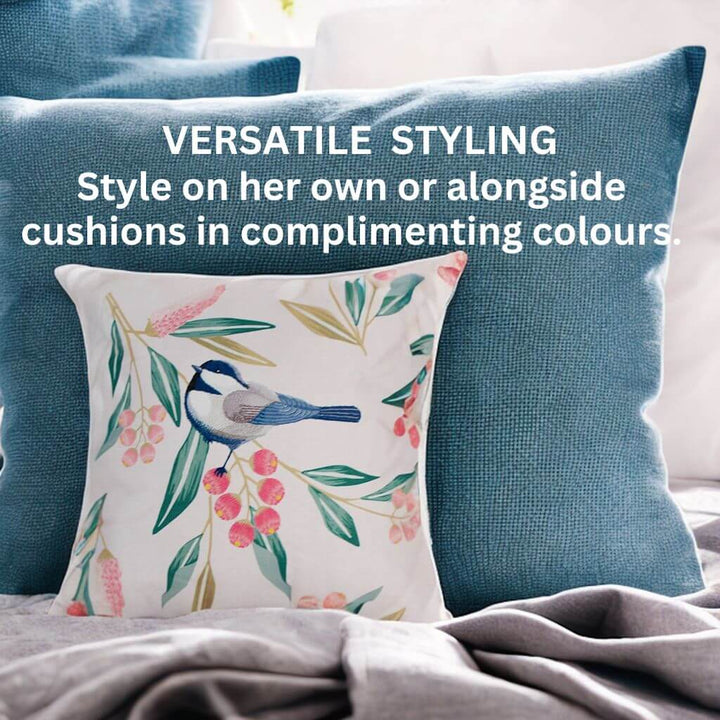 The Pretty Bird Cushion is the perfect Christmas Gift or Birthday Gift for a young teen girls room styling.