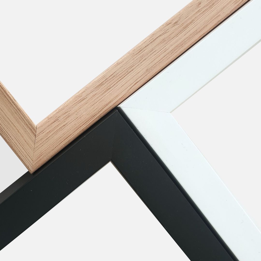 Wall Art Prints framing option in natural timber, black or white by Beautiful Home Decor