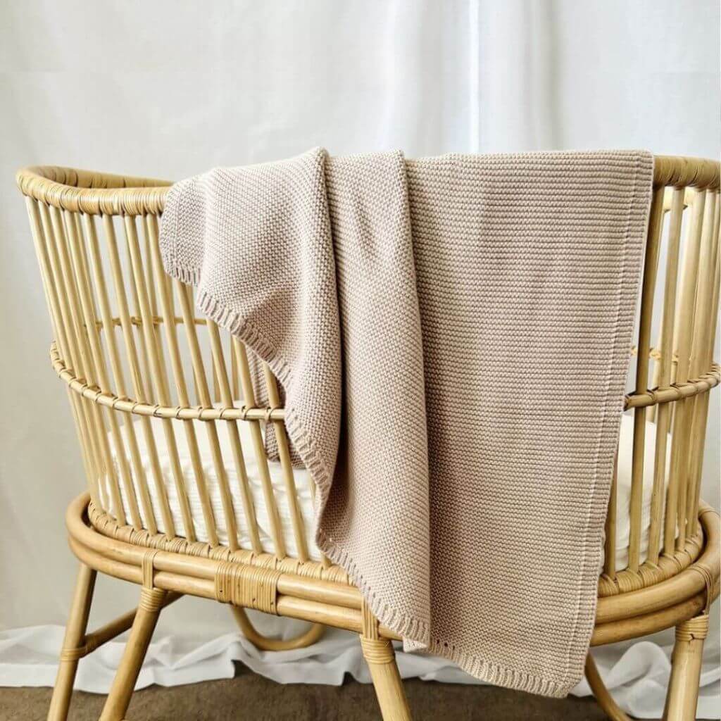 Super soft, comfy quality aby bedding, knit blankets, swaddle wraps and beanies for your baby nursery shop online at Beautiful Home Decor