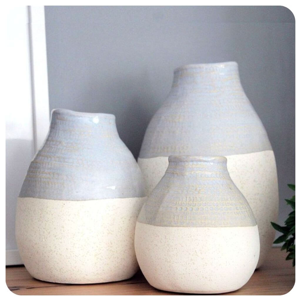 Vases, vessels and planter pots to style empty shelves and tables shop online today at Beautiful Home Decor