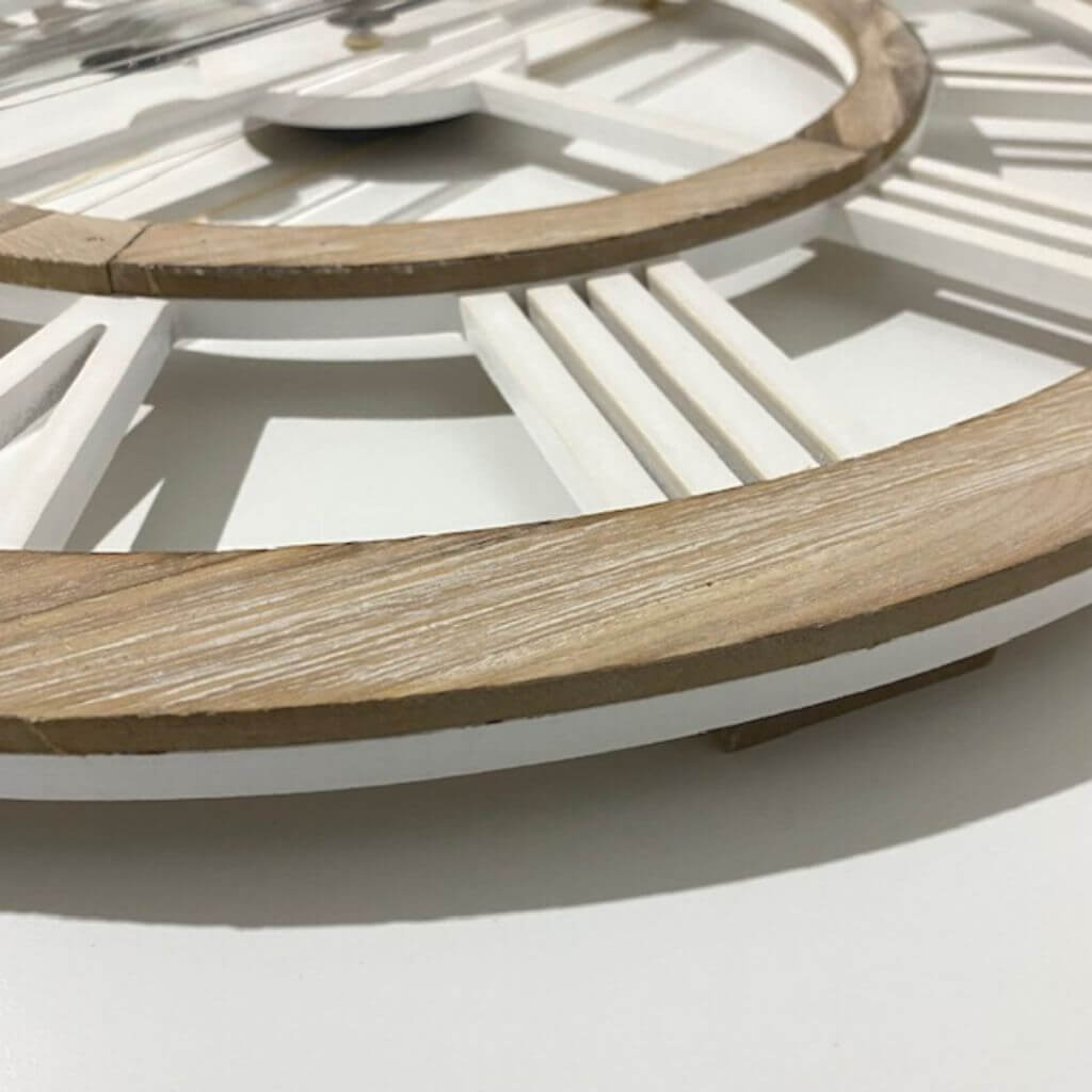1 Tell the time in style with a large wall clock for your Coastal Australian Hamptons styled home , shop online delivered Australia wide