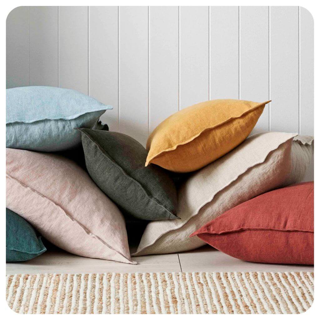 Scatter Decorative Cushions to add style and comfort to your bedroom bed and living room sofa 