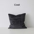 Ava Velvet Cushion 50cm by 50cm Square Weave Cushions Covers Feather Insert