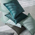 Ava Green Velvet Cushion 50cm Square Weave Cushions Covers Feather Insert