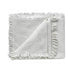 A gorgeous off white throw part of the Square 50cm Chelsea Fringe Cotton Cushion and Throw Bundle Set