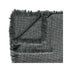 A stylish slate grey throw part of the Rectangle 40cm x 60cm Chelsea Fringe Cotton Cushion and Throw Bundle Set
