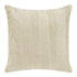 The cream Chevvy Cushion with a chevron pattern, measuring 50cm square to style your bed or sofa.