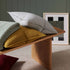 Como European Linen Square Cushion 50cm Weave Cushions Covers Feather Inserts