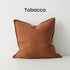 Como Tobacco Brown European Linen Cushion 60cm Weave Cushions Covers Feather Inserts