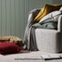 Como European Linen Cushion 60cm by 60cm Weave Cushions Covers Feather Inserts