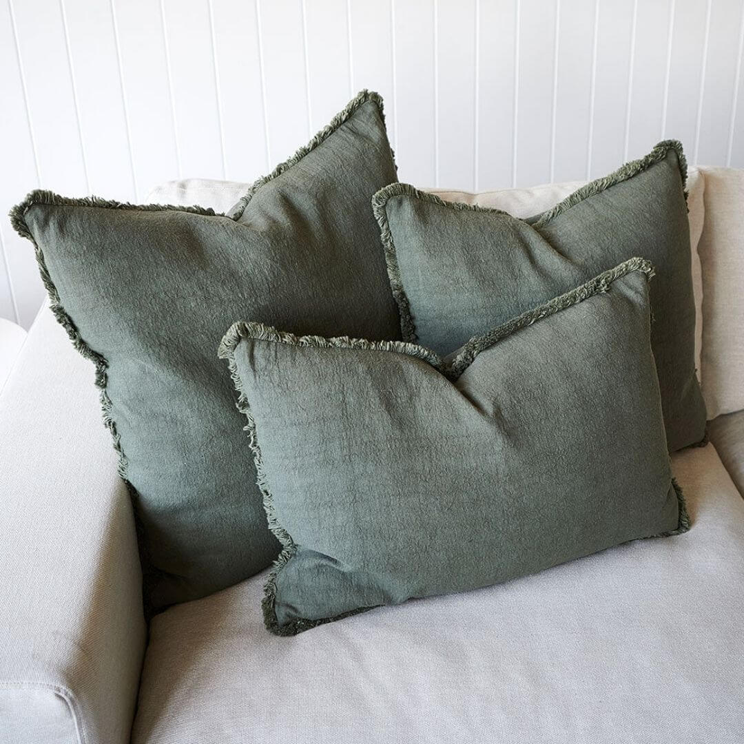 The stylish Luca Boho Fringe Cushion is available in 3 sizes 50cm, 60cm and rectangle 40cm.