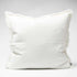 An stylish Off White Square 60cm Luca Boho Fringe Cushion with cotton fringe edge.