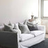 The Square 50cm Luca Boho Fringe Cushion is perfect to add cosy comfort to your sofa in the living room.