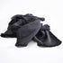 A black Rectangle 40cm x 60cm Luca Boho Fringe Linen Cushion and throw bundle set to match.