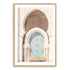 Moroccan Temple Arch Wall Art Photo Print with a timber frame and white border by Beautiful Home Decor 