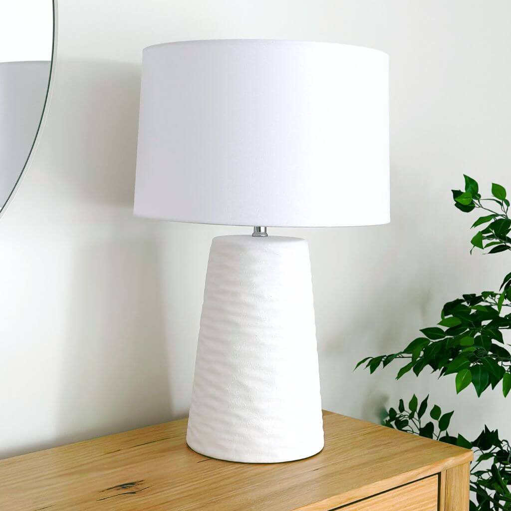 Shop large table lamps to decorate your bedside tables