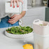 The Strucket Teenie Starter Pack in Light Green and Cool Grey to mix and pour salad dressing and marinades