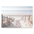 A wall art photo print of a walk on the beach unframed, printed edge to edge without a white border