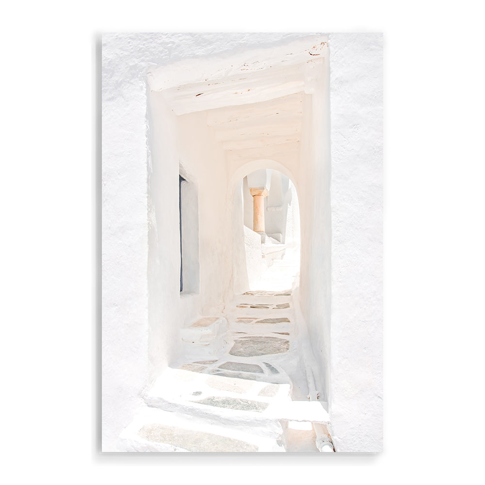 Archway in Santorini Greece Abstract Wall Art Photograph Print Canvas Picture Artwork Not Framed or Unframed by Beautiful Home Decor