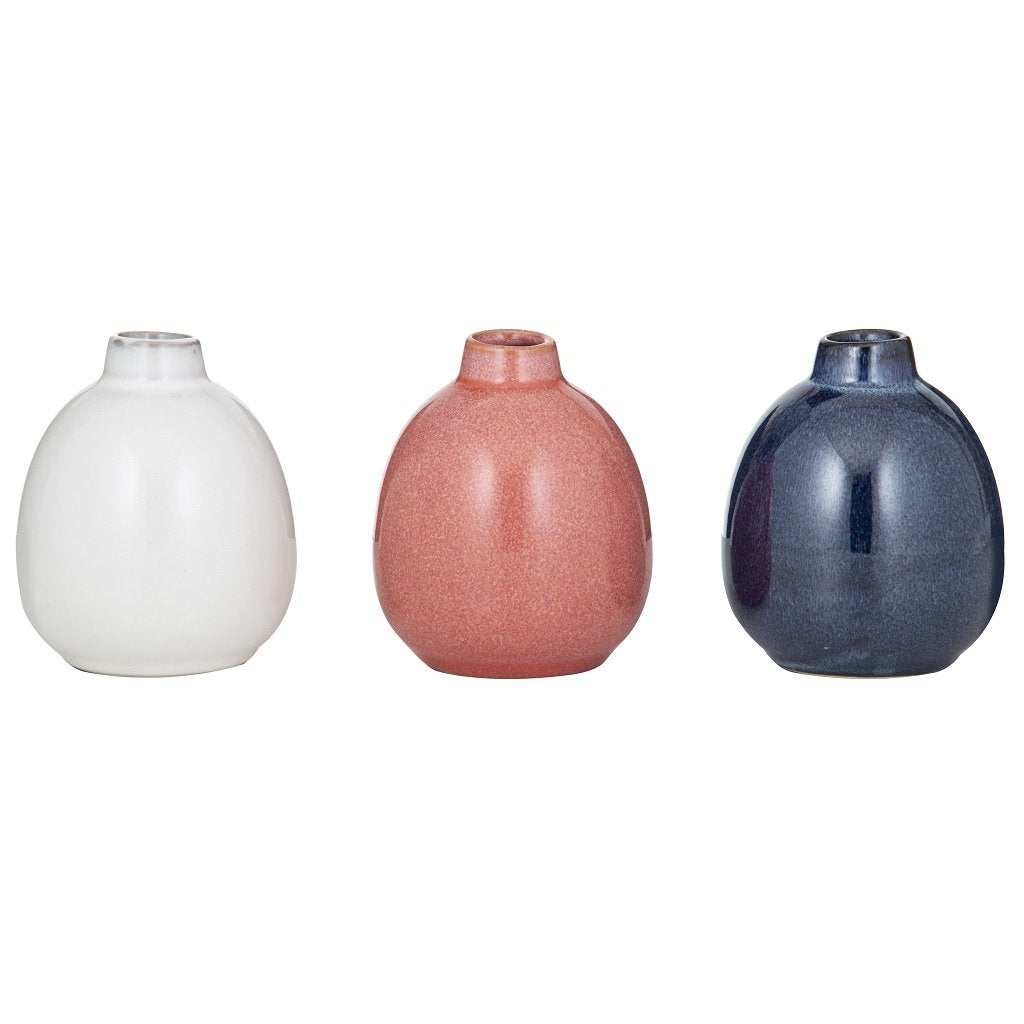 A small Nya Vessel Vase in Pink , Beautiful Home Decor and Homewares