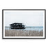 Black Boat House on Bay Wall Art Photograph Print or Canvas Black Framed or Unframed by Beautiful Home Decor