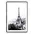 Black and White Eiffel Tower Wall Art Photograph Print Canvas Picture Artwork Black Framed Unframed Beautiful Home Decor