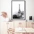Black and White Eiffel Tower Wall Art Photograph Print Canvas Picture Artwork Framed Unframed in dining room Beautiful Home Decor