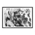 Black and White Speckled Horse Wall Art Photograph Print or Canvas Black Framed or Unframed by Beautiful Home Decor
