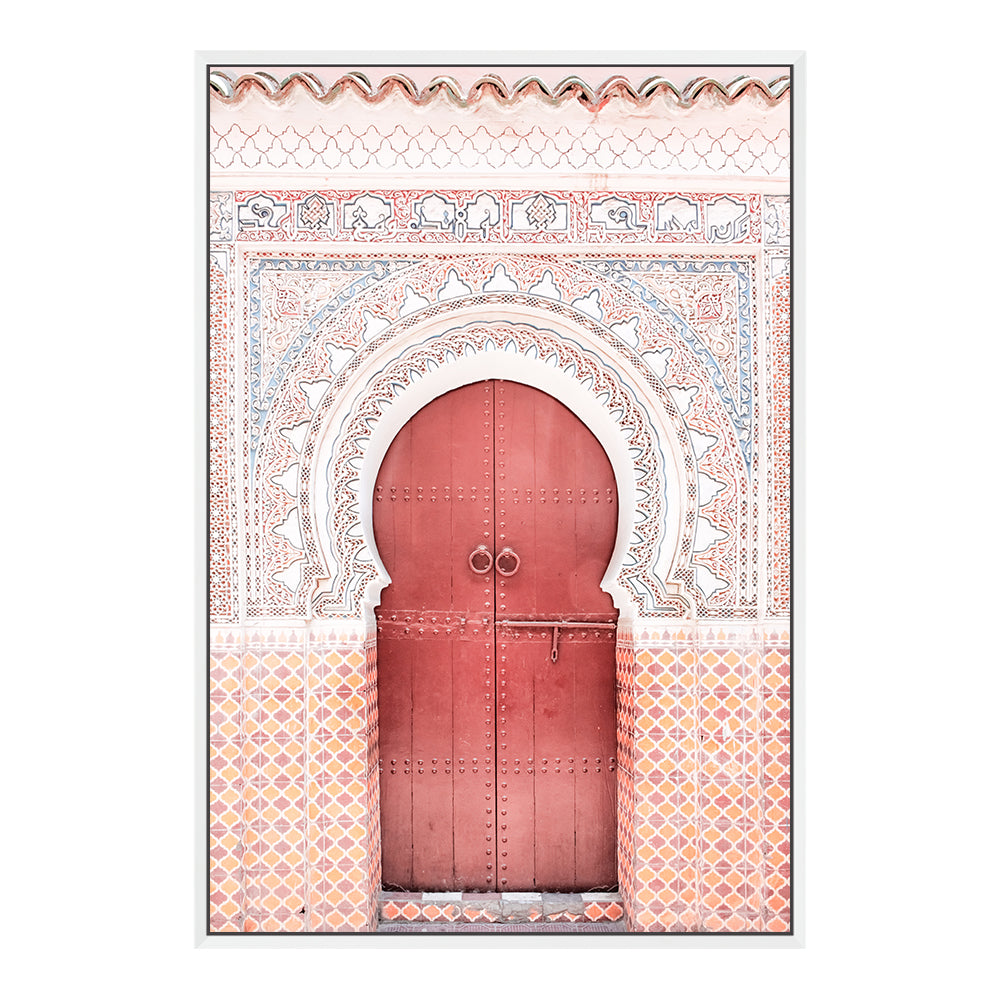 Boho Moroccan Door Wall Art Photograph Print or Canvas Framed White or Unframed by Beautiful Home Decor