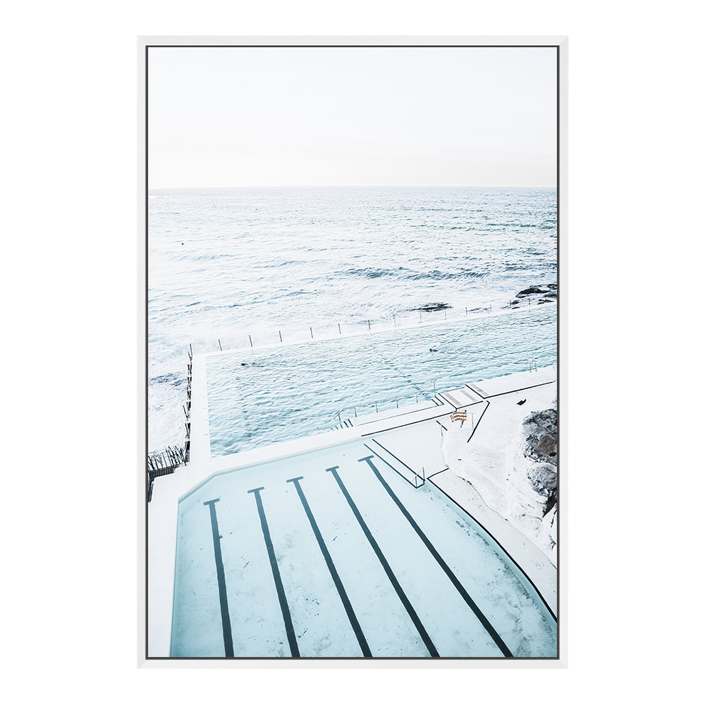 Bondi Beach Icebergs Pool Wall Art Photograph Print or Canvas Framed White or Unframed by Beautiful Home Decor