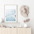 Bondi Beach Icebergs Pool Wall Art Photograph Print or Canvas Framed or Unframed next to a Console Table by Beautiful Home Decor