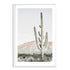 Californian Desert Cactus Wall Art Photograph Print or Canvas White Framed or Unframed by Beautiful Home Decor