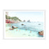 Capri Beach Amalfi Coast Wall Art Photograph Print or Canvas White Framed or Unframed by Beautiful Home Decor