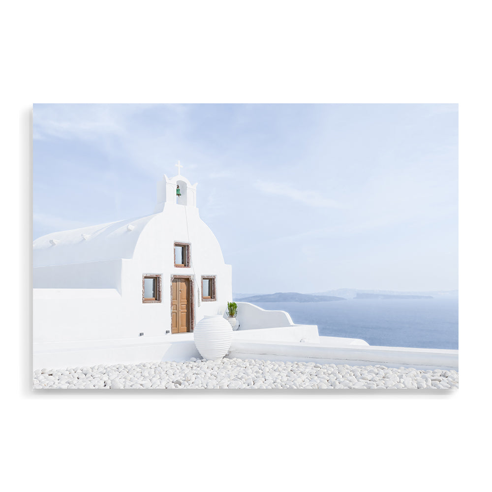 Church in Santorini Greece Wall Art Photograph Print or Canvas Not Framed or Unframed Beautiful Home Decor