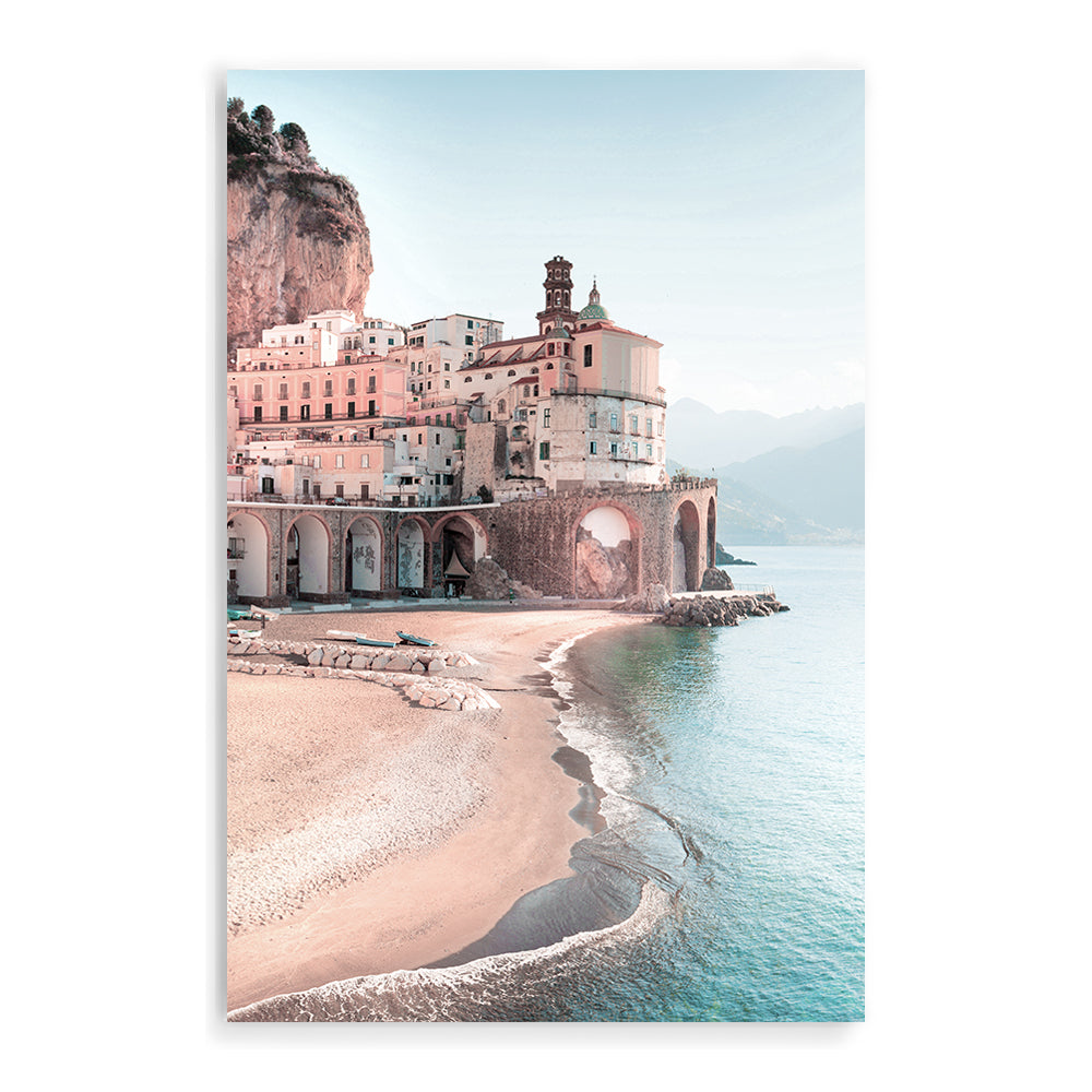 City in Amalfi Coast Wall Art Photograph Print or Canvas Framed or Unframed Beautiful Home Decor