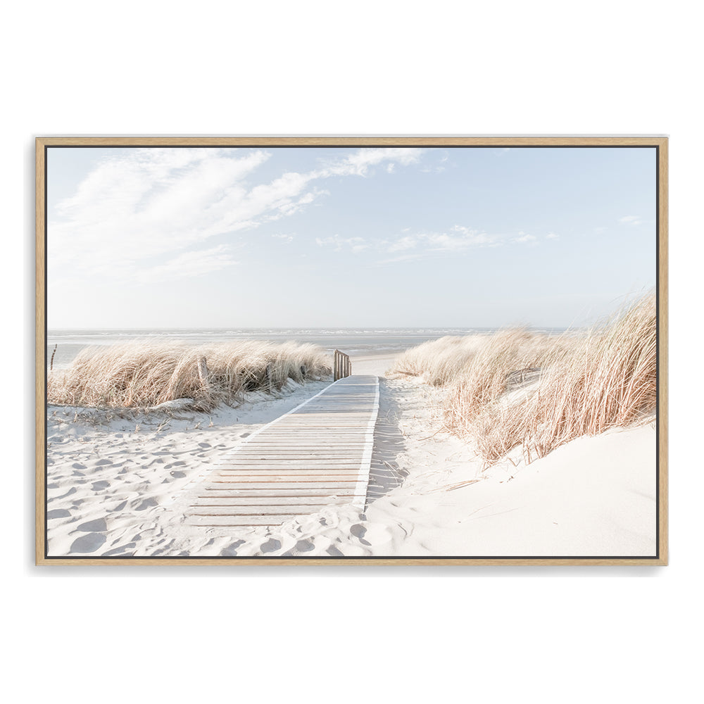 Coastal Escape Beach Boardwalk Wall Art Photograph Print or Canvas Framed in timber or Unframed Beautiful Home Decor