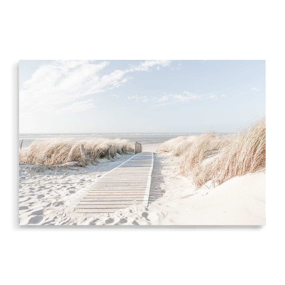 Coastal Escape Beach Boardwalk Wall Art Photograph Print or Canvas Framed or Unframed Beautiful Home Decor