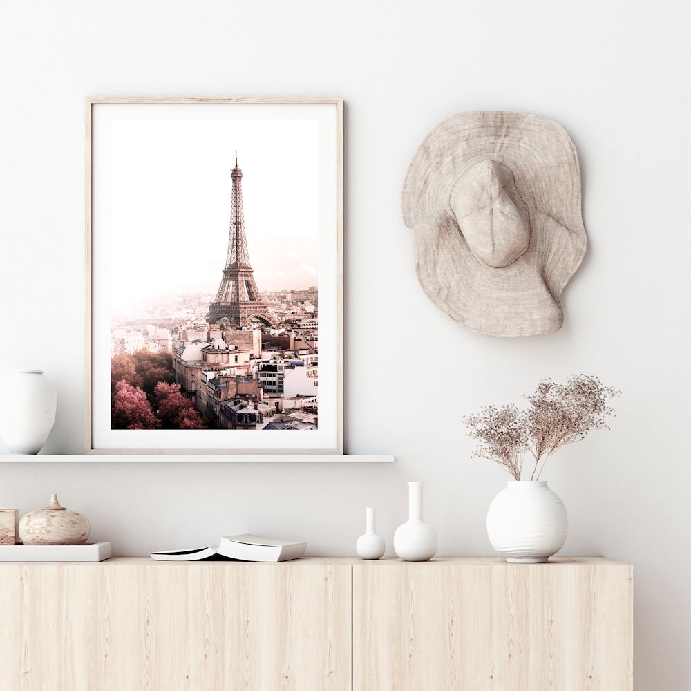 Eiffel Tower in Paris Wall Art Photograph Print or Canvas Framed or Unframed for your empty walls Beautiful Home Decor